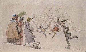 Dr. Syntax Skating tekijältä Thomas Rowlandson