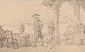 Tohtori Syntaxin monologi tekijältä Thomas Rowlandson
