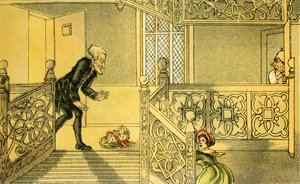 "Dr Syntax and the foundling" tekijältä Thomas Rowlandson