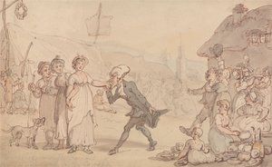 Dr. Syntaksi Kitty Cowslipin kanssa tekijältä Thomas Rowlandson
