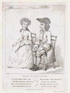 Dukes Place Lovers, 21. helmikuuta 1797, 21. helmikuuta 1797. tekijältä Thomas Rowlandson