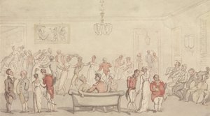 Tyylikäs paritanssi tekijältä Thomas Rowlandson