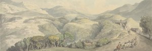 Sisäänkäynti Festiniogiin, Walesiin tekijältä Thomas Rowlandson