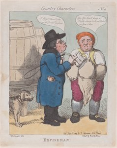 Exciseman, 10. syyskuuta 1799, 10 syyskuuta 1799. tekijältä Thomas Rowlandson