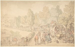 Fairlopin markkinat, Essex tekijältä Thomas Rowlandson
