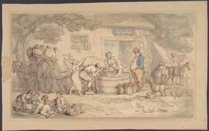 Maatalouskohtaus tekijältä Thomas Rowlandson