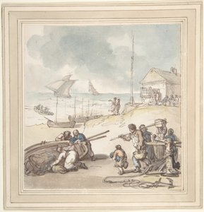 Hahmot merenrannalla tekijältä Thomas Rowlandson