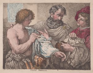 Philus Prodigus tuhlaajapoika, 1783-95, 1783-95. tekijältä Thomas Rowlandson