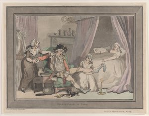 Kello neljä kaupungissa, 20. lokakuuta 1790, 20. lokakuuta 1790. tekijältä Thomas Rowlandson