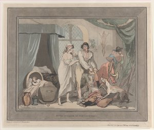 Kello neljä maalla, 20. lokakuuta 1790, 20. lokakuuta 1790. tekijältä Thomas Rowlandson