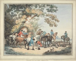 Kettujen metsästys [kuusiosainen sarja]: 1. Aamulähtö tekijältä Thomas Rowlandson