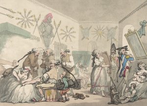Ranskan kasarmi, 12. elokuuta 1791, 12. elokuuta 1791 tekijältä Thomas Rowlandson