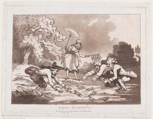 Sammakonmetsästys tekijältä Thomas Rowlandson