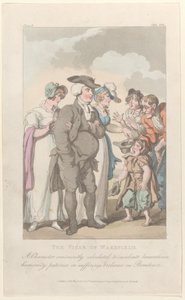 Etukappale: The Vicar of Wakefield, julkaisusta The Vicar of Wakefield, 1.5.1817., 1.5.1817. tekijältä Thomas Rowlandson