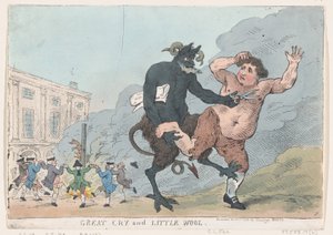 Great Cry and Little Wool, 22. joulukuuta 1783, 22. joulukuuta 1783. tekijältä Thomas Rowlandson