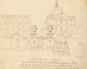 Greenwichin sairaala tekijältä Thomas Rowlandson