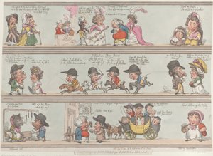 Grotesque Borders for Rooms and Halls, 1. joulukuuta 1800., 1. joulukuuta 1800. tekijältä Thomas Rowlandson