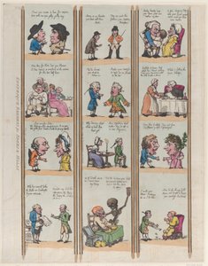 Grotesque Borders for Rooms & Halls, levy 15, 1799., 1799. tekijältä Thomas Rowlandson