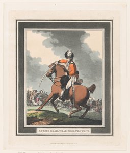 Horses Head, Near Side, Protect, 1.9.1798., 1.9.1798. tekijältä Thomas Rowlandson
