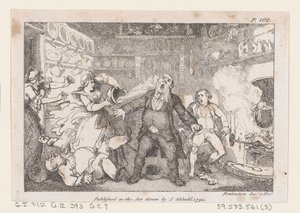 Minotauromachie, 1935 tekijältä Thomas Rowlandson