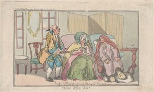 Kuinka voit, 10. huhtikuuta 1792, 10. huhtikuuta 1792. tekijältä Thomas Rowlandson