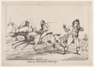 Kuinka paeta voittoa, 22. marraskuuta 1791., 22. marraskuuta 1791. tekijältä Thomas Rowlandson