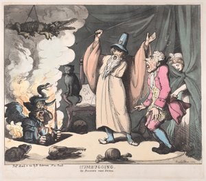 Humbugging tai Raising the Devil, 12. maaliskuuta 1800., 12. maaliskuuta 1800. tekijältä Thomas Rowlandson