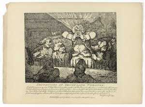 Imitaatioita ja Drury-Lane-teatteria Boswellin Hebridien kiertomatkalta. tekijältä Thomas Rowlandson