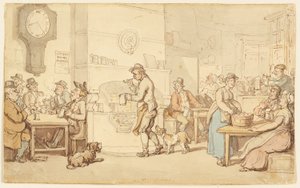 Majatalon sisustus tekijältä Thomas Rowlandson