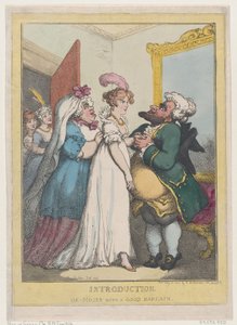 Johdanto eli Mooses hyvällä kaupalla, 23.7.1806., 23.7.1806. tekijältä Thomas Rowlandson