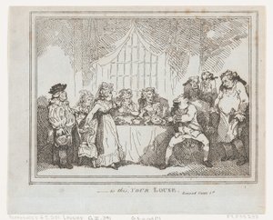 Onko tämä sinun täisi, 1787, 1787. tekijältä Thomas Rowlandson