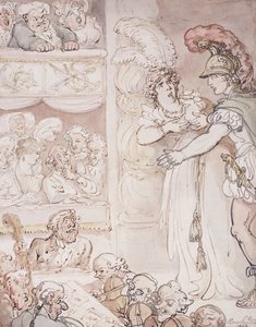 John Bull oopperassa, 1803 tekijältä Thomas Rowlandson