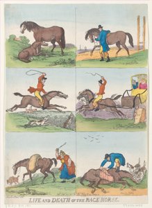Kilpahevosen elämä ja kuolema, 25. syyskuuta 1811, 25. syyskuuta 1811. tekijältä Thomas Rowlandson
