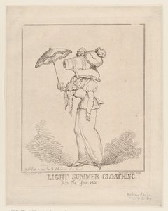 Kevyet kesävaatteet [sic], 10.9.1801, 10.9.1801. tekijältä Thomas Rowlandson