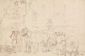 Vaunun lastaaminen tekijältä Thomas Rowlandson