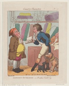 London Outrider tai Brother Saddlebag, 10.9.1799., 10.9.1799. tekijältä Thomas Rowlandson