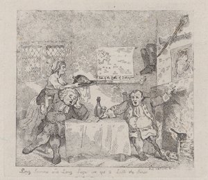 Pitkät saarnat ja pitkät piiritykset sopivat Lull the Sensesille, 11. helmikuuta 1783., 11. helmikuuta 1783. tekijältä Thomas Rowlandson