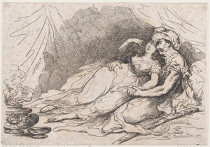Rakkaus idässä tekijältä Thomas Rowlandson