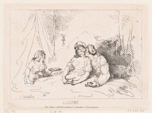 Luxury, 7. maaliskuuta 1786, 7. maaliskuuta 1786. tekijältä Thomas Rowlandson