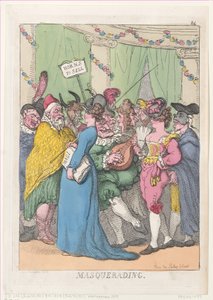 Naamiointi, [30. elokuuta 1811], uusintapainos, [30. elokuuta 1811], uusintapainos. tekijältä Thomas Rowlandson