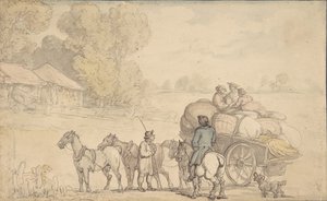 Maahanmuuttajat, 1780-1827. tekijältä Thomas Rowlandson