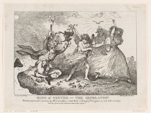 Lisää aiheesta Werther-The Separation: Charlotte Preserved from Destruction, Albert and ..., 6. toukokuuta 1786. tekijältä Thomas Rowlandson