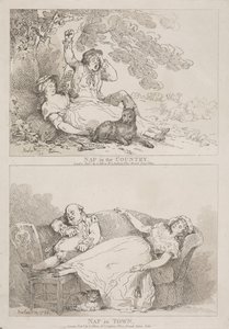 Torkut maaseudulla – Torkut kaupungissa tekijältä Thomas Rowlandson