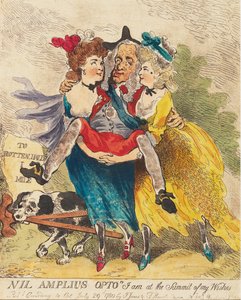Nil Amplius Opto Olen Summit of My Wishes, pubissa. 1780 (käsinvärinen kaiverrus tekijältä Thomas Rowlandson