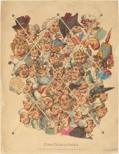 Odd-hahmot tekijältä Thomas Rowlandson
