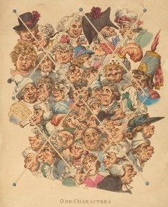 Odd-Characters, julkaistu 1801. tekijältä Thomas Rowlandson