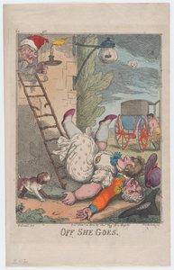 Off She Goes, 24. joulukuuta 1808, 24. joulukuuta 1808. tekijältä Thomas Rowlandson