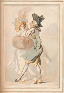 Vanha Q tai kulunut Debauchee, c1790, 1902 tekijältä Thomas Rowlandson