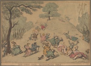 One Tree Hill, Greenwich Park tekijältä Thomas Rowlandson