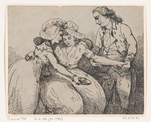 Suonen avaaminen tekijältä Thomas Rowlandson